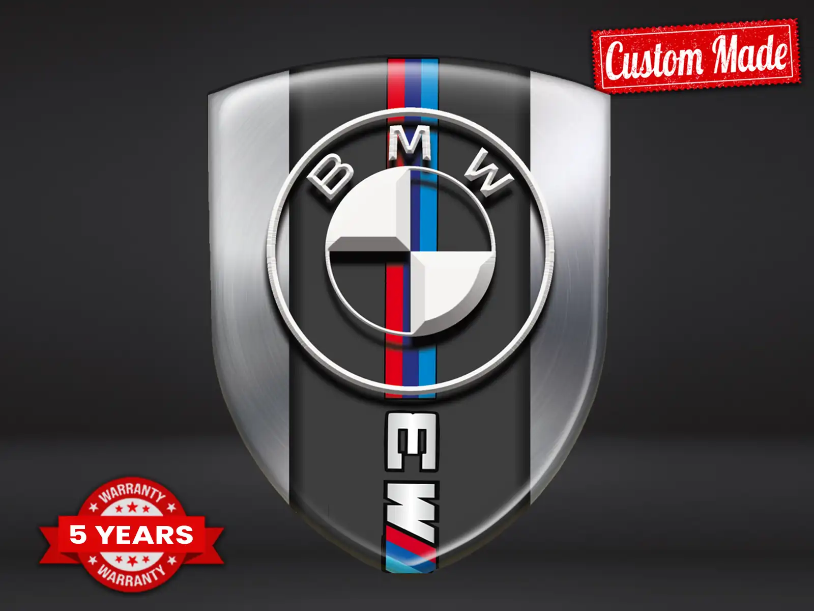 BMW Heckscheibenaufkleber Racing Edition Exklusiv Auto